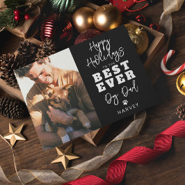 Tarjeta Festiva Mejor papá de perros de todos los tiempos | Foto
