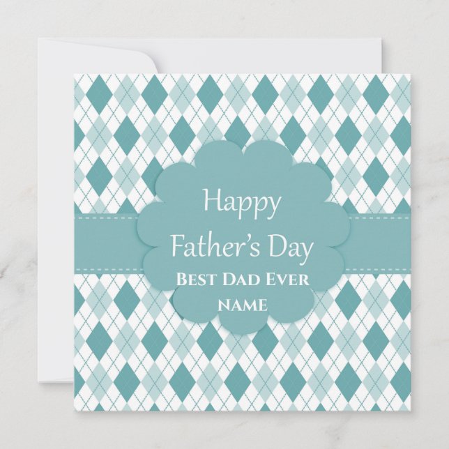 Tarjeta Festiva Mejor Papá del Mundo (Anverso)