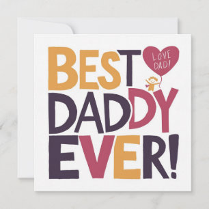 Tarjeta Festiva Mejor Papá del Mundo Día del Padre