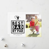 Mejor Papá por Par Photo Golfing Father's Day