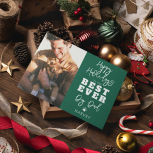 Tarjeta Festiva Mejor Perro de Ever   Foto