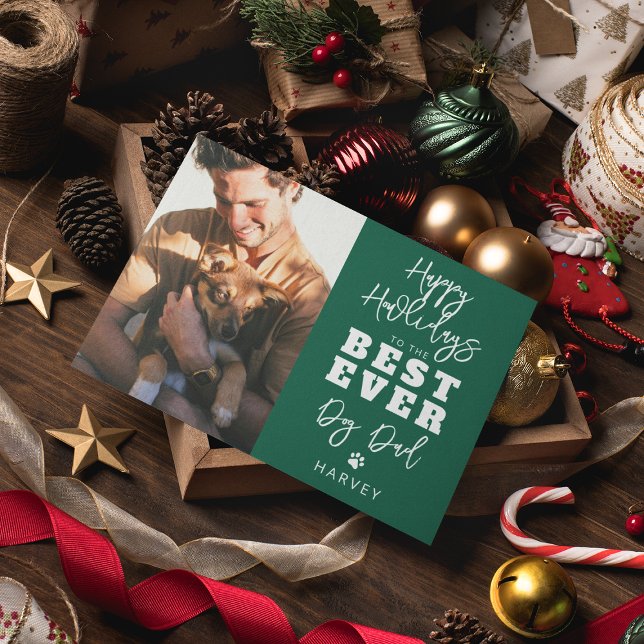 Tarjeta Festiva Mejor Perro de Ever | Foto (Subido por el creador)