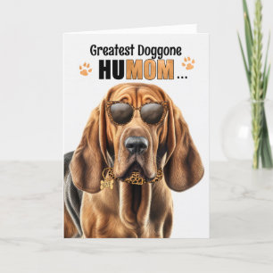 Tarjeta Festiva Mejor perro sangriento que HuMOM jamás Día de la M