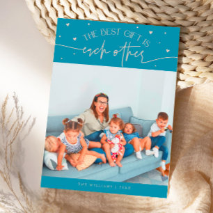 Tarjeta Festiva Mejor regalo Aqua Melocotón Día de San Valentín Fo