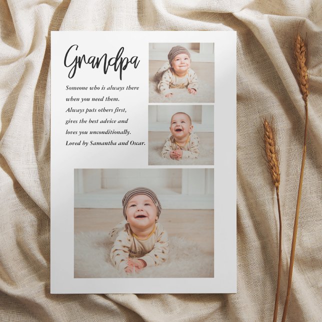 Tarjeta Festiva Mejor regalo de belleza para el mejor abuelo de la (Subido por el creador)