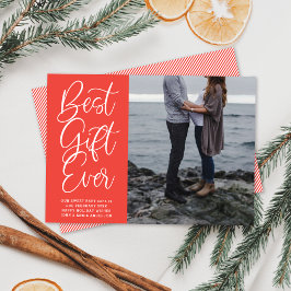 Tarjeta Festiva Mejor regalo para el bebé durante el embarazo Foto