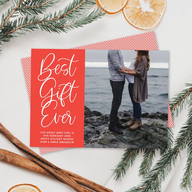 Tarjeta Festiva Mejor regalo para el bebé durante el embarazo Foto (Subido por el creador)