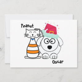 Tarjeta Festiva Mejores Buddies Modernos Y Cuidados Para Navidades