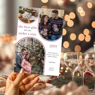 Tarjeta Festiva Mejores Regalos 3 Foto Arch Navidades modernos Emb