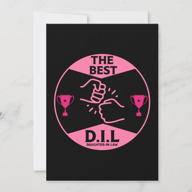 Tarjeta Festiva Mejores regalos para nuera (Anverso)