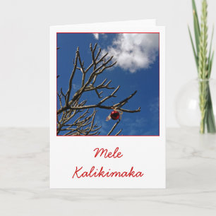 Tarjeta Festiva Mele Kalikimaka