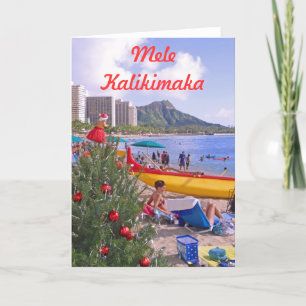 Tarjeta Festiva Mele Kalikimaka
