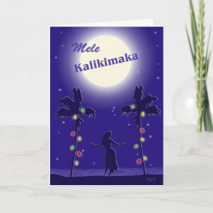 Tarjeta Festiva Mele Kalikimaka