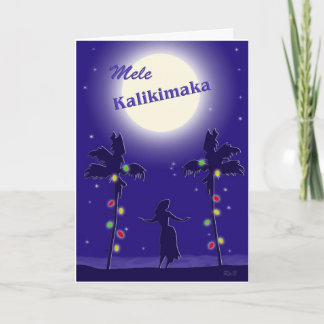 Tarjeta Festiva Mele Kalikimaka