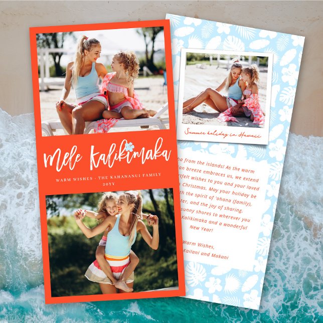 Tarjeta Festiva Mele Kalikimaka 2 Collages de fotos Navidades mode (Subido por el creador)
