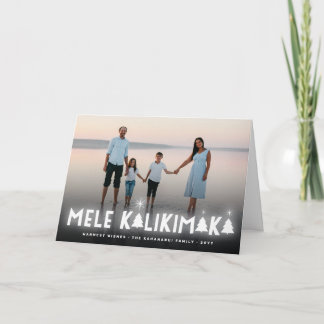 Tarjeta Festiva Mele Kalikimaka Foto de Navidades modernos