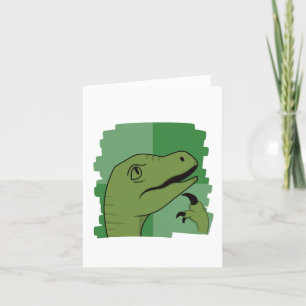 Tarjeta Festiva Meme de rator filosófico personalizable