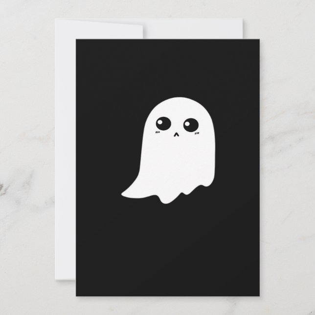 Tarjeta Festiva Meme divertido de Little Boo (Anverso)