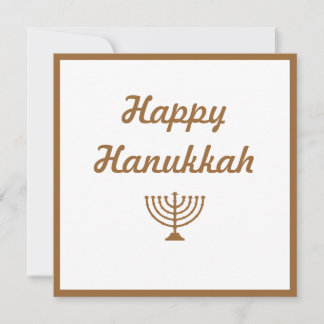 Tarjeta Festiva Menorah