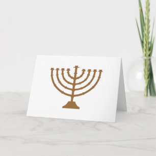 Tarjeta Festiva Menorah