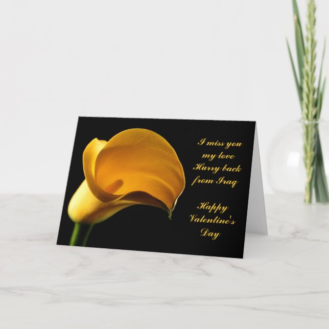 Tarjeta Festiva Mensaje de San Valentín (Anverso)