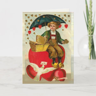 Tarjeta Festiva Mensajero del amor