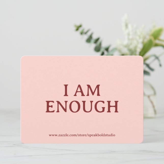 Tarjeta Festiva Mental Health & Self-Love Greeting Card for Her (Anverso de pie)