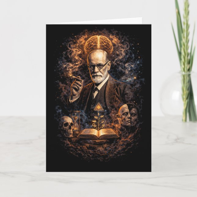 Tarjeta Festiva Mente de Fuego (Anverso)