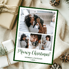 Tarjeta Festiva Meowy Navidades 4 Foto