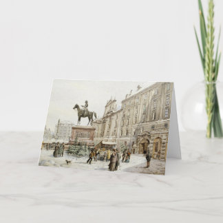 Tarjeta Festiva Mercado de Navidades en Am Hof Viena