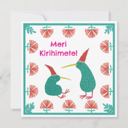 Tarjeta Festiva Meri Kirihimete!