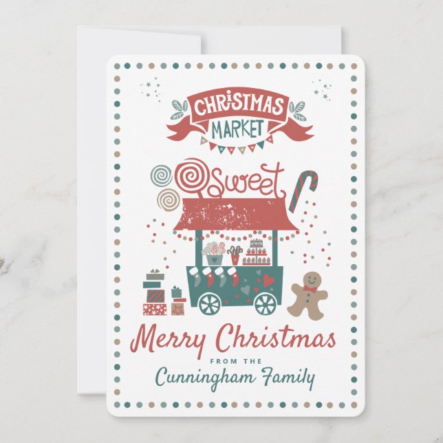 Tarjeta Festiva Mermelada navideña (Anverso)