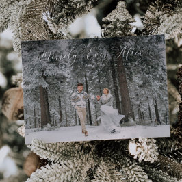 Tarjeta Festiva Merrily siempre después de la superposición de la 