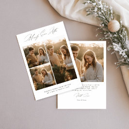 Tarjeta Festiva Merrily siempre después de que Navidades Bodas pub