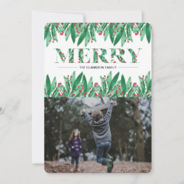 TARJETA FESTIVA MERRY