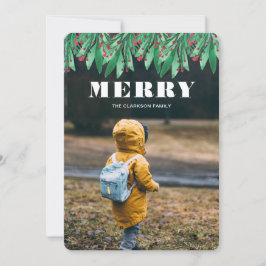 TARJETA FESTIVA MERRY