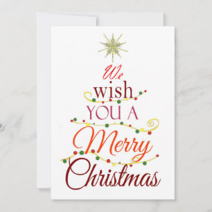 Tarjeta Festiva Merry