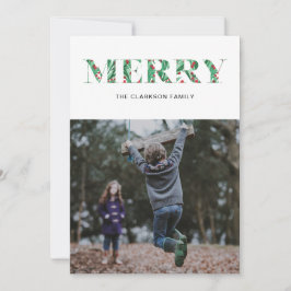 TARJETA FESTIVA MERRY