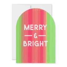 Merry and Bright Pintado a Mano