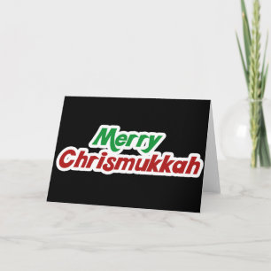 Tarjeta Festiva Merry Chrismukkah