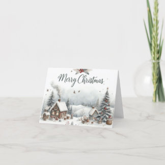 Tarjeta Festiva Merry christmas