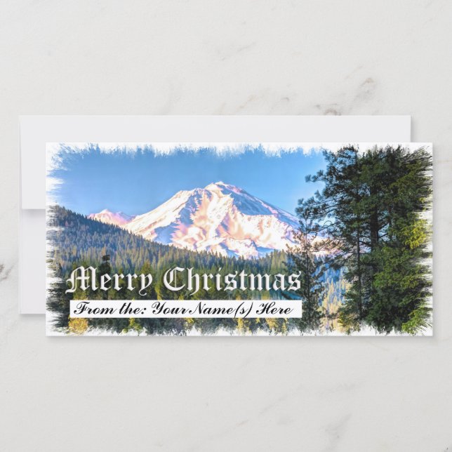 TARJETA FESTIVA MERRY CHRISTMAS (Anverso)