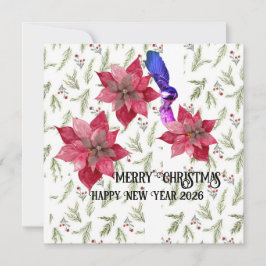 Tarjeta Festiva Merry Christmas 