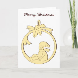 Tarjeta Festiva Merry Christmas