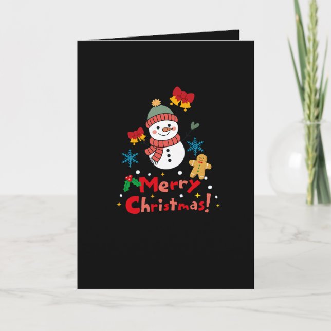 Tarjeta Festiva Merry Christmas! (Anverso)
