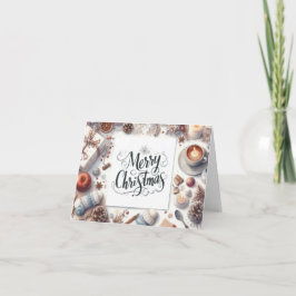 Tarjeta Festiva Merry Christmas