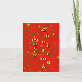 Tarjeta Festiva Merry Christmas