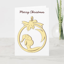 Tarjeta Festiva Merry Christmas