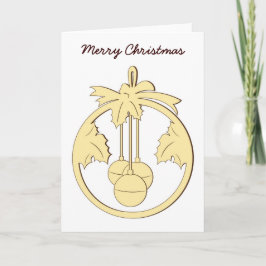 Tarjeta Festiva Merry Christmas