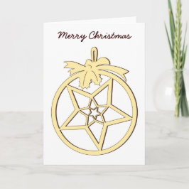 Tarjeta Festiva Merry Christmas